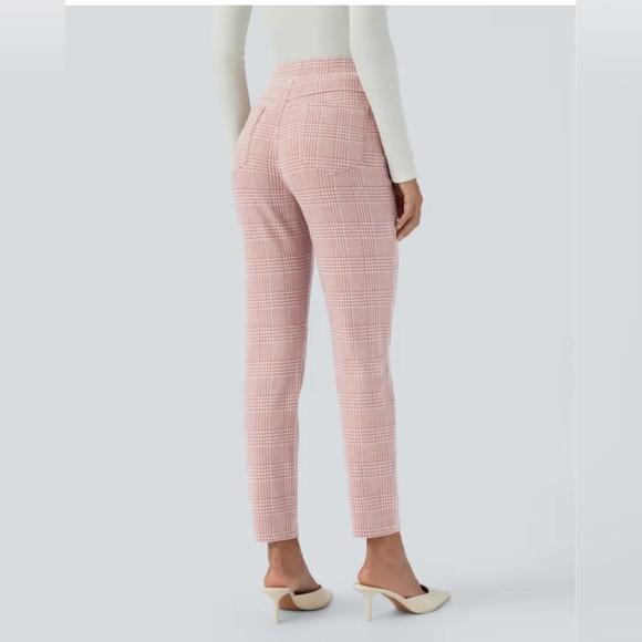 Halara Flex High Waist Houndstooth Skinny Work Pants New Medium Office - Picture 2 of 6